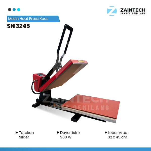 Mesin Heat Press Kaos SN 32x45